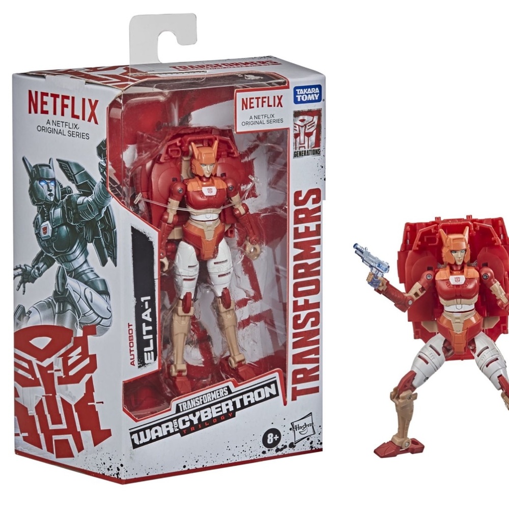 Transformers war for cybertron Autobot Elita 1 kids toy for girls and boys NWT